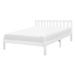 BELIANI postel FLORAC 160 × 200 cm, dřevěná, bílá