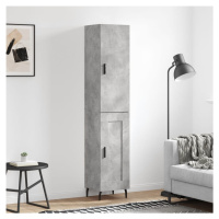 vidaXL Skříň highboard betonově šedá 34,5x34x180 cm kompozitní dřevo