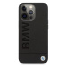 BMW BMHMP14LSLLBK hard silikonové pouzdro iPhone 14 PRO 6.1" black Signature Logo Imprint Magsaf