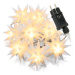 90843 Nexos Dekorativní LED řetěz - hvězda - 10 LED, teple bílá MINI