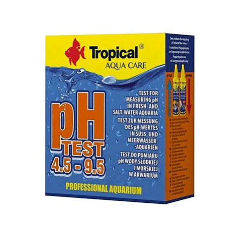 Tropical pH Test 4.5-9.5 měření pH sladké i mořské vody