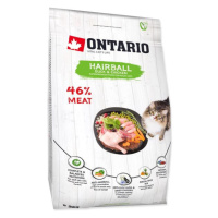 Krmivo Ontario Cat Hairball 2kg