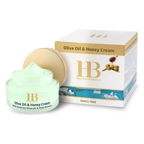 H&B Dead Sea Minerals Pleťový krém Olivový olej&Med 50 ml