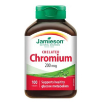 Jamieson Chrom 200 mcg v chelátové formě 100 tablet