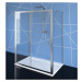 EASY LINE třístěnný sprchový kout 1400x1000mm, L/P varianta, čiré sklo EL1415EL3415EL3415