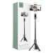 Držák TECH-PROTECT L05S WIRELESS SELFIE STICK TRIPOD & LED LIGHT BLACK (5906203690381)