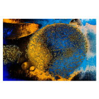 Ilustrace Macro shot of water oil emulsion, berkay, (40 x 26.7 cm)