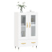 vidaXL Skříň highboard bílá 69,5 x 31 x 115 cm kompozitní dřevo