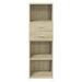 vidaXL Skříň highboard dub sonoma 40 x 42,5 x 124 cm kompozitní dřevo