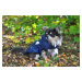 Vsepropejska Winter bunda pro psa s kapucí Barva: Modrá, Délka zad (cm): 36, Obvod hrudníku: 38 