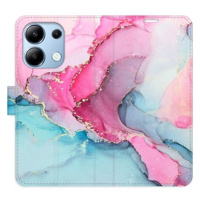 iSaprio flip pouzdro PinkBlue Marble pro Xiaomi Redmi Note 13