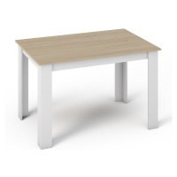 Jídelní stůl BEIRA 120x80, sonoma/bílá