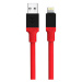 Kabel Tactical Fat Man Cable USB-A/Lightning, červená