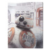 Obraz na plátně Star Wars The Last Jedi - BB - 8 Peek, 2 - 60×80 cm