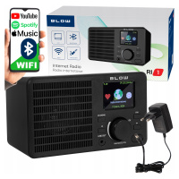 Internetové Rádio Přenosné Fm Bluetooth Wifi LCD Kuchyňské Rds Alarm Budík