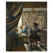 Obrazová reprodukce The Artist's Studio, c.1665-66, Jan (1632-75) Vermeer, 33.5 × 40 cm