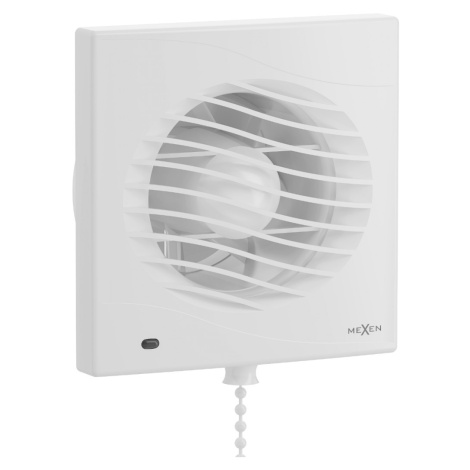 MEXEN DXS 100 koupelnový ventilátor s detektorem pohybu, timer, s vypínačem, bílá W9603-100K-00