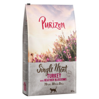 Purizon Single Meat výhodné balení 2 x 6,5 kg - krůtí s květy vřesu