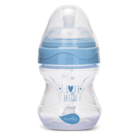 Láhev Mimic 150ml, Transparent blue NUVITA