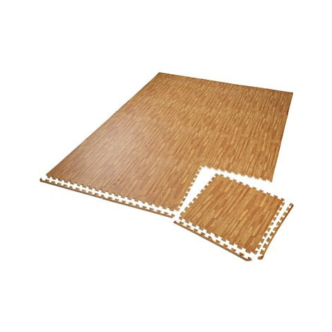 Podlahová ochranná rohož 12 ks dřevěný dekor tectake