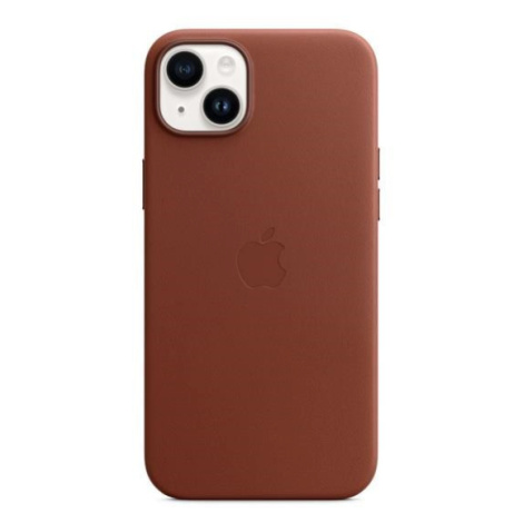 APPLE iPhone 14 Plus kožené pouzdro s MagSafe - Umber