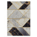 Hanse Home Collection koberce Kusový koberec Flair 105610 Noble Black Grey Gold – na ven i na do