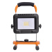 SOLIGHT WM-20W-DE LED reflektor 20W, přenosný, nabíjecí, 1600lm, oranžovo-černý