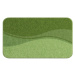 LineaDue FLASH - Koupelnová předložka zelená Rozměr: 60x90 cm