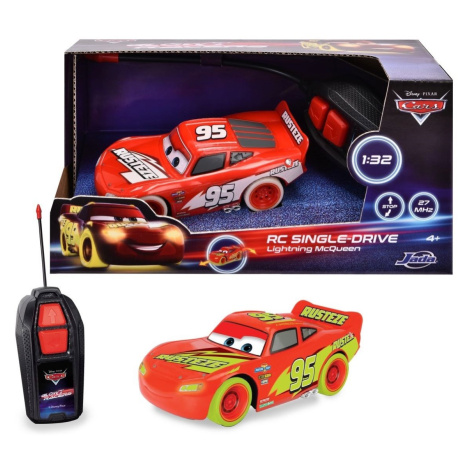 RC Cars Blesk McQueen Single Drive Glow Racers 1:32 Dickie
