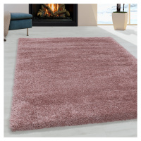 Kusový koberec Fluffy Shaggy 3500 rose 160x230 cm