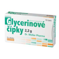 Glycerinové čípky 2.2g 12 čípků Dr.Müller