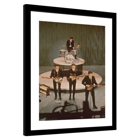 Obraz na zeď - The Beatles - Sullivan Show, 34.3 × 44.5 cm ABY STYLE