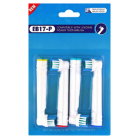 Náhradní hlavice EB17-P 4ks kompatibilní s Oral-B Genius, Oral-B SmartSeries, Oral-B PRO a Oral-