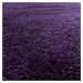 Ayyildiz koberce Kusový koberec Fluffy Shaggy 3500 lila kruh - 120x120 (průměr) kruh cm