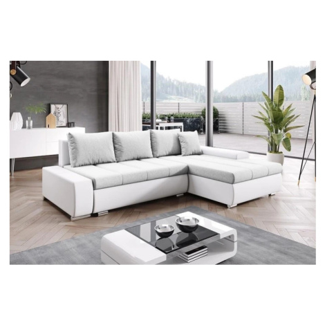 CASIA rozkládací rohová sedačka s úložným prostorem