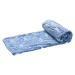 Svítící deka mikroflanel DINO BLUE 150x200 cm modrá