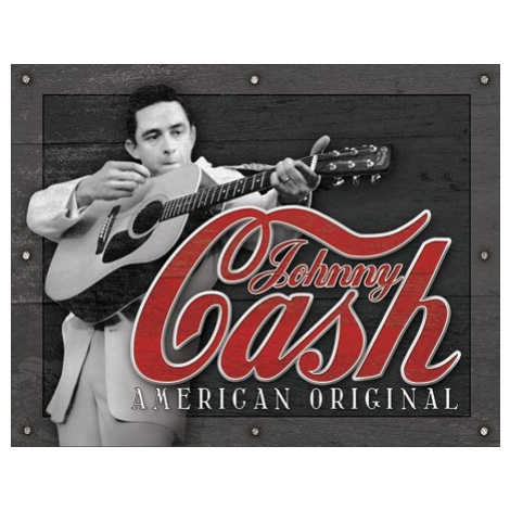 Plechová cedule Cash - American Original, (42 x 31 cm)