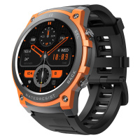 Wotchi AMOLED Smartwatch DM55 – Orange - Black