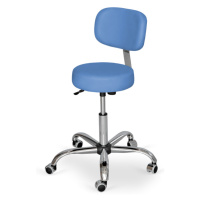 HABYS® Kosmetická židle s opěradlem HABYS® Stella Pro Barva: modrá (#23) - Vinyl Flex