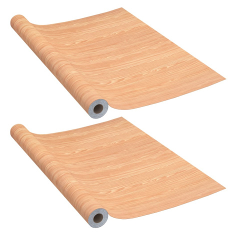 vidaXL Samolepicí tapety na dveře 2 ks javor 210 x 90 cm PVC