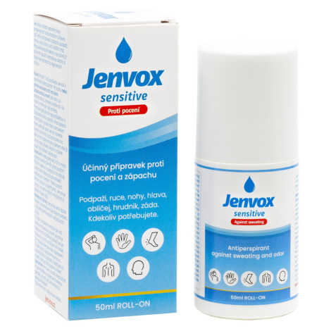 Jenvox Sensitive proti pocení a zápachu roll-on 50 ml