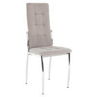 Tempo Kondela Židle ADORA NEW - světle hnědá látka / kov + kupón KONDELA10 na okamžitou slevu 3%