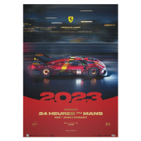 Umělecký tisk Ferrari 499P - 24h Le Mans Winners - 100th Anniversary - 2023, Automobilist, 50 × 