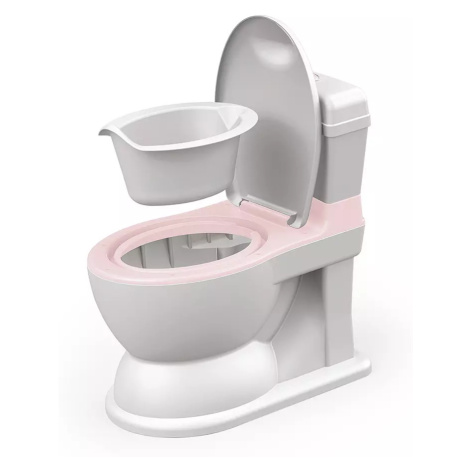 Dětská toaleta XL 2v1, růžová DOLU