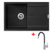 Sinks Ultima 790 Pureblack + Flexia