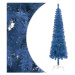 Úzký vánoční stromek modrý 120 cm