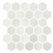 Mozaika Cir Materia Prima cloud white hexagon 27x27 cm lesk 1069910