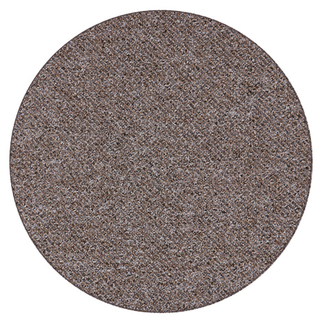 Kusový koberec Bohemia hnědý kruh - 60x60 (průměr) kruh cm