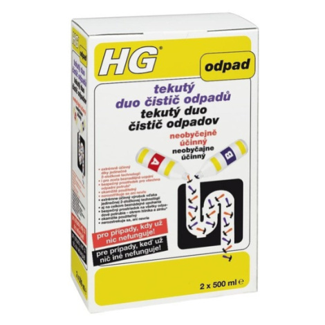 HG duo tekutý čistič odpadů HGTDCO