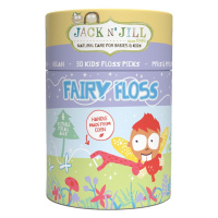 JACK N' JILL Fairy Floss Zubní nit s rukojetí pro děti 30 ks